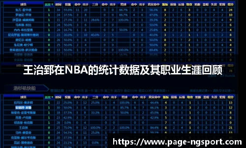 王治郅在NBA的统计数据及其职业生涯回顾