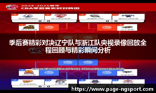 季后赛精彩对决辽宁队与浙江队央视录像回放全程回顾与精彩瞬间分析